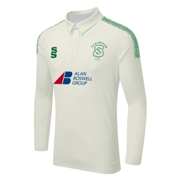 DUAL LONG SLEEVE CRICKET SHIRT (WOMENS)-Ivory