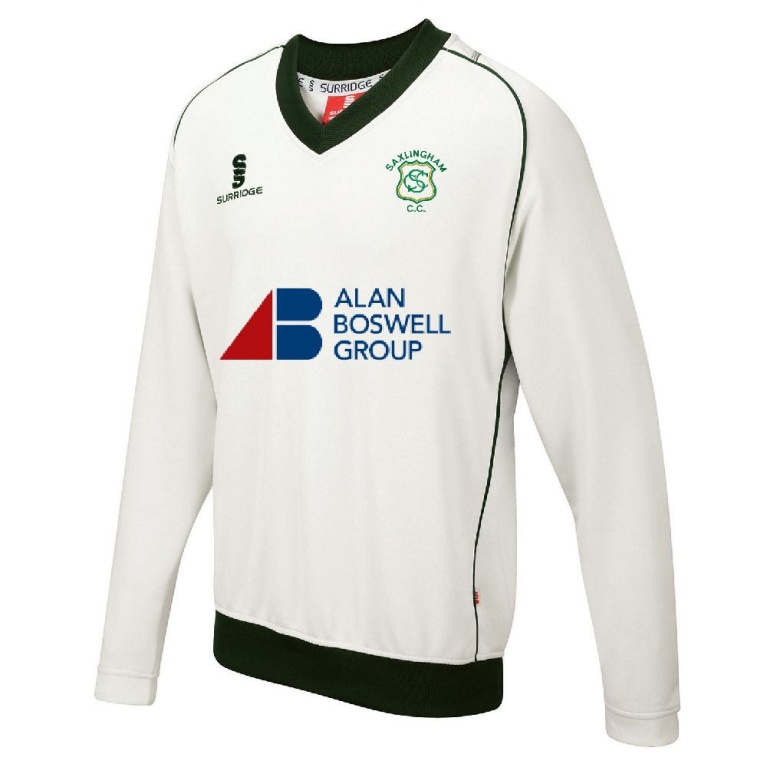 Saxlingham CC - Curve Long Sleeved Sweater